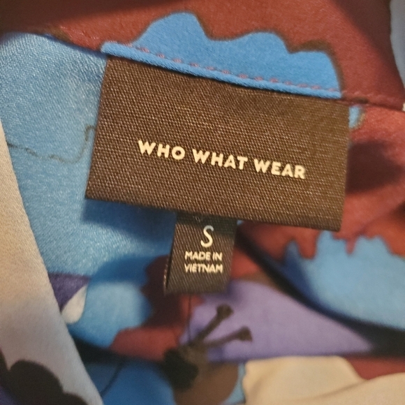 NEW Who What Wear High Neck Floral Dress - Picture 13 of 16